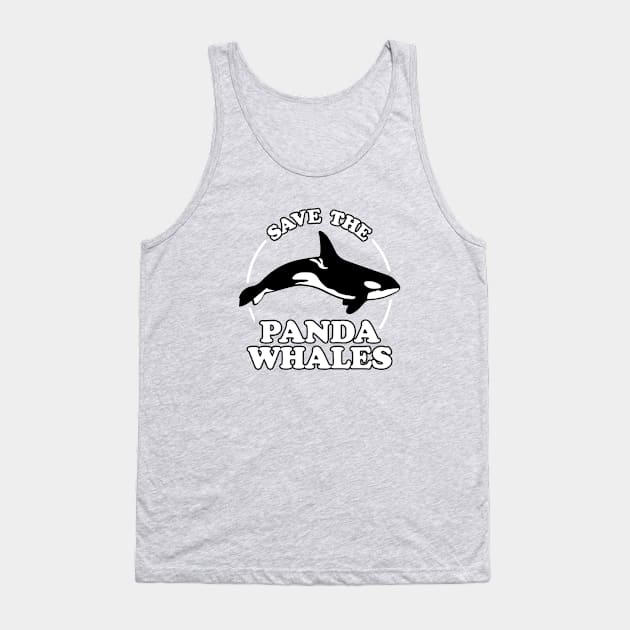 Save The Panda Whales Tank Top by dumbshirts